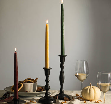 hand-dipped taper candle