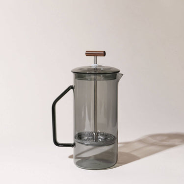 Gray Glass French Press