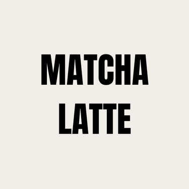 Matcha Latte