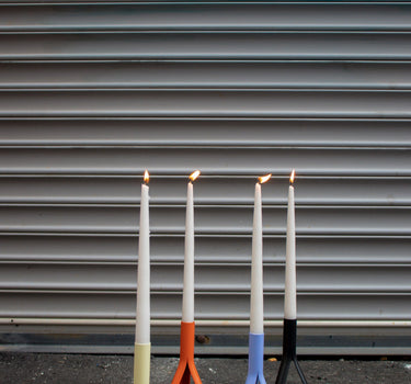 rocket candle holder
