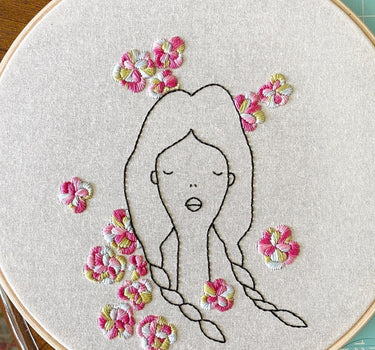 chris davis illustration embroidery I