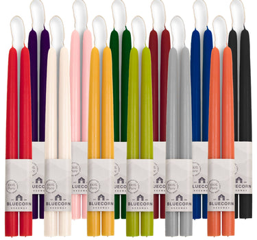 hand-dipped taper candle