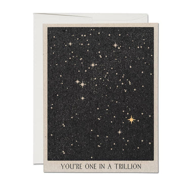 One in a Trillion friendship greeting card