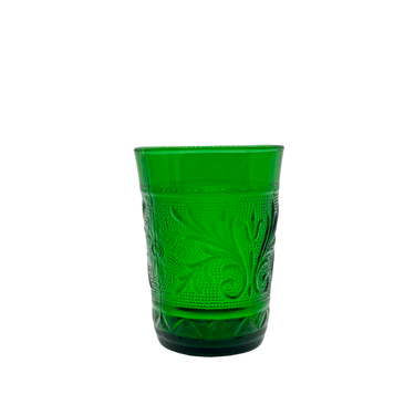 Vintage Glassware - Green Juice Cup