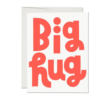 Big Hug encouragement greeting card: Singles