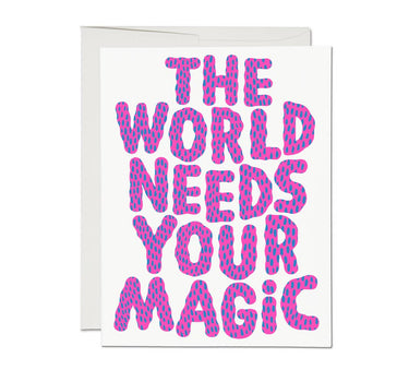 Your Magic encouragement greeting card