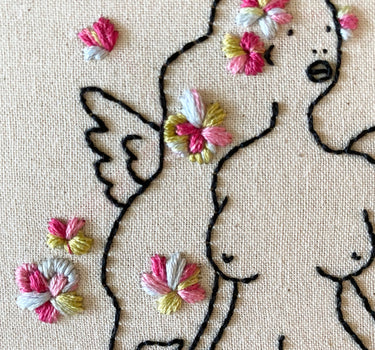 chris davis illustration embroidery II