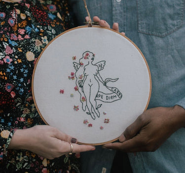 chris davis illustration embroidery II