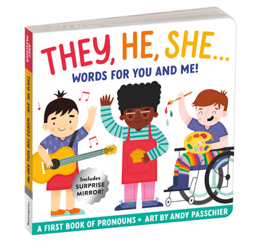 they, he, she: words for you and me board book