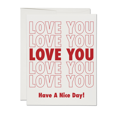 Grocery Bag love greeting card