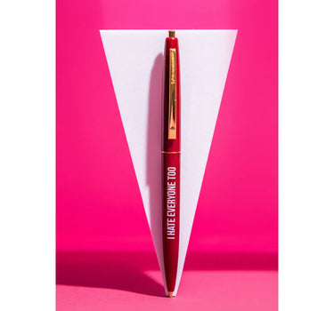I hate everyone too refillable clic pen