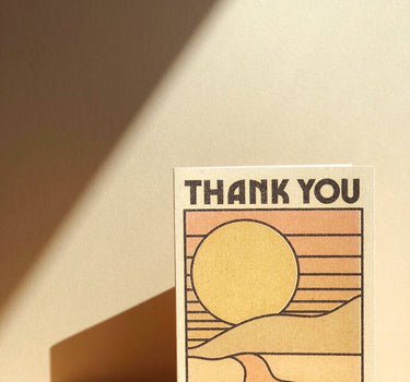 Thank You Sun thank you greeting card