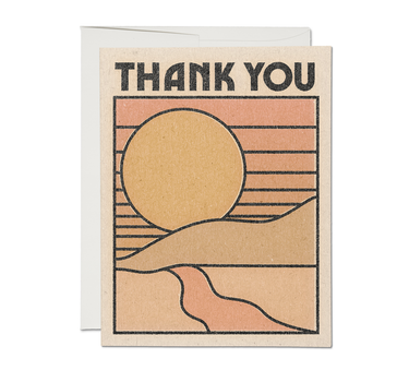Thank You Sun thank you greeting card
